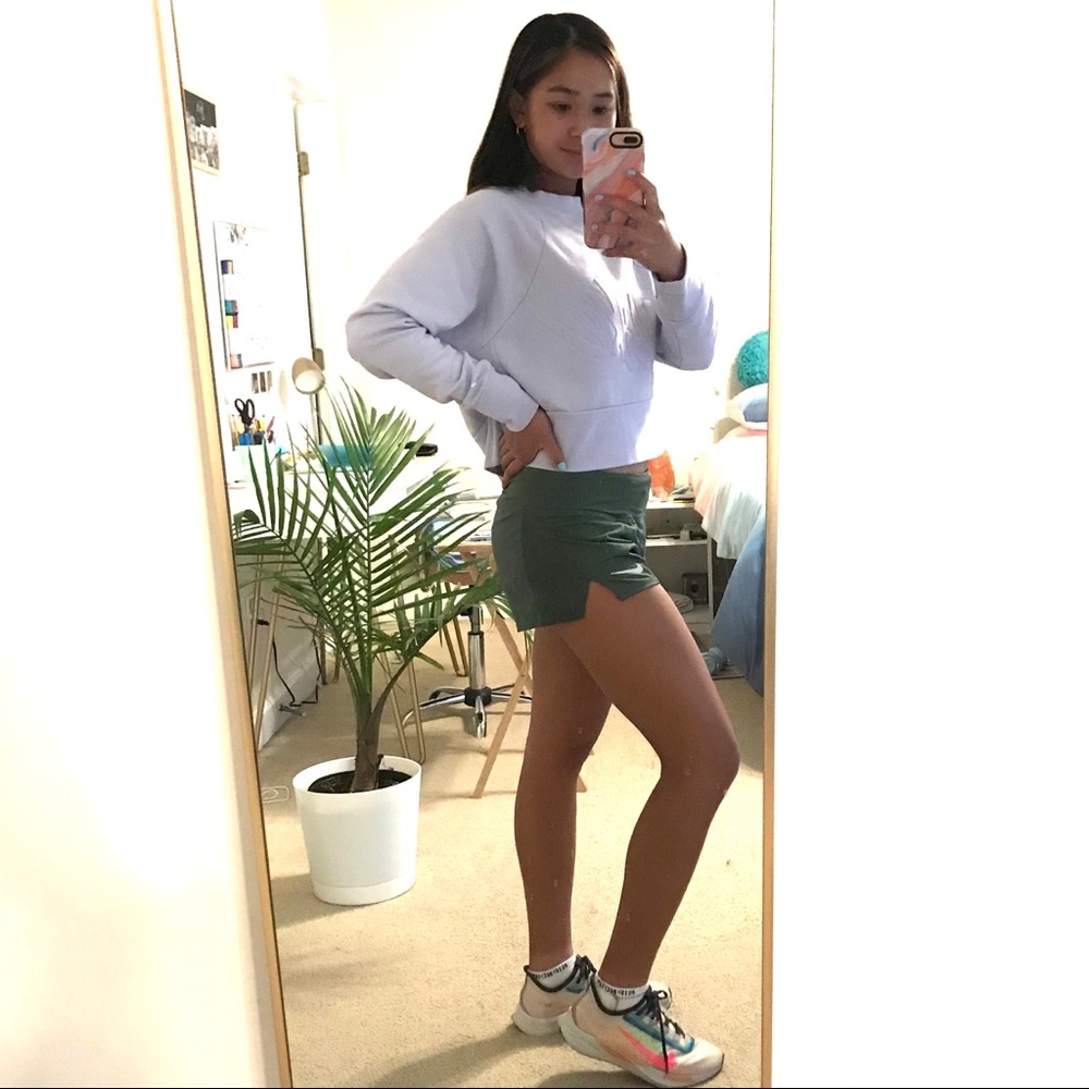 Nike olive training shorts